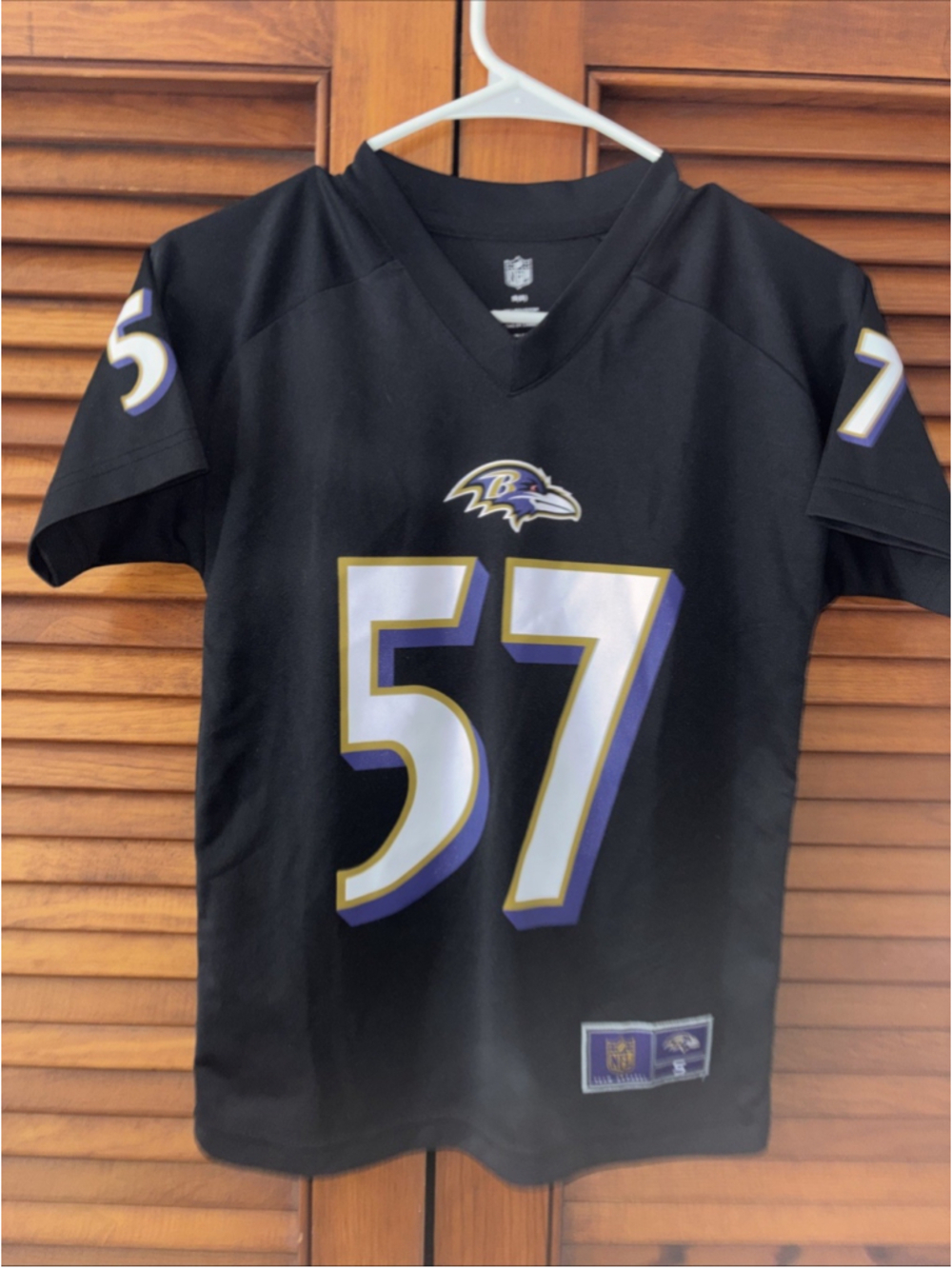 Baltimore Ravens C.J. Mosley Black Jersey Youth Size Small (8)